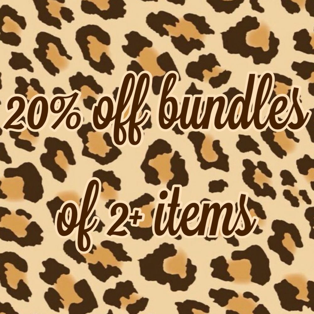20% OFF BUNDLES OF 2+ ITEMS♥️